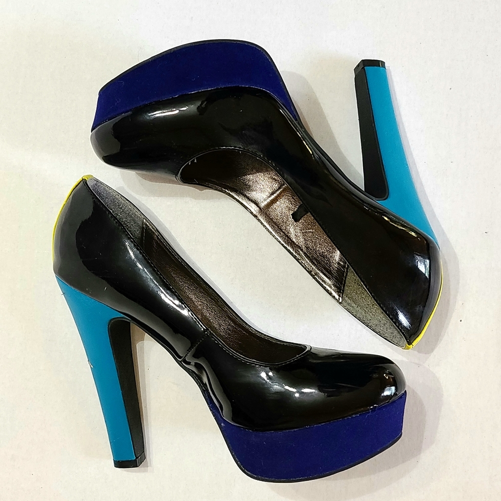 Color Block High Heel - Picture 2 of 4